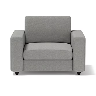 Indoor Furniture Casual Sofa Single Sofa 3d model