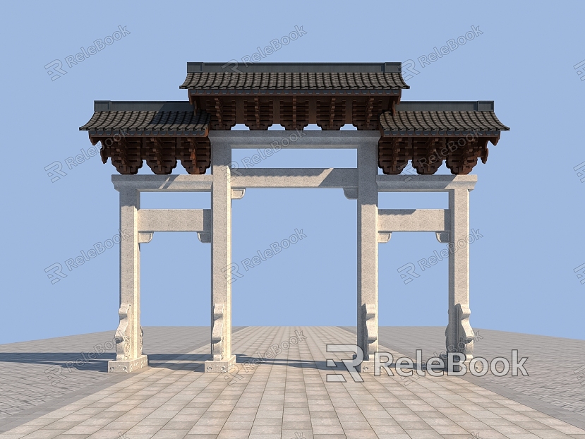 Chinese archway model