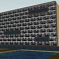 Modern Multi Storey Office Building Exterior With Regular Window Layout And Architectural Design