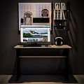 Modern Computer Setup With Monitor Keyboard Headphones And Desk Accessories