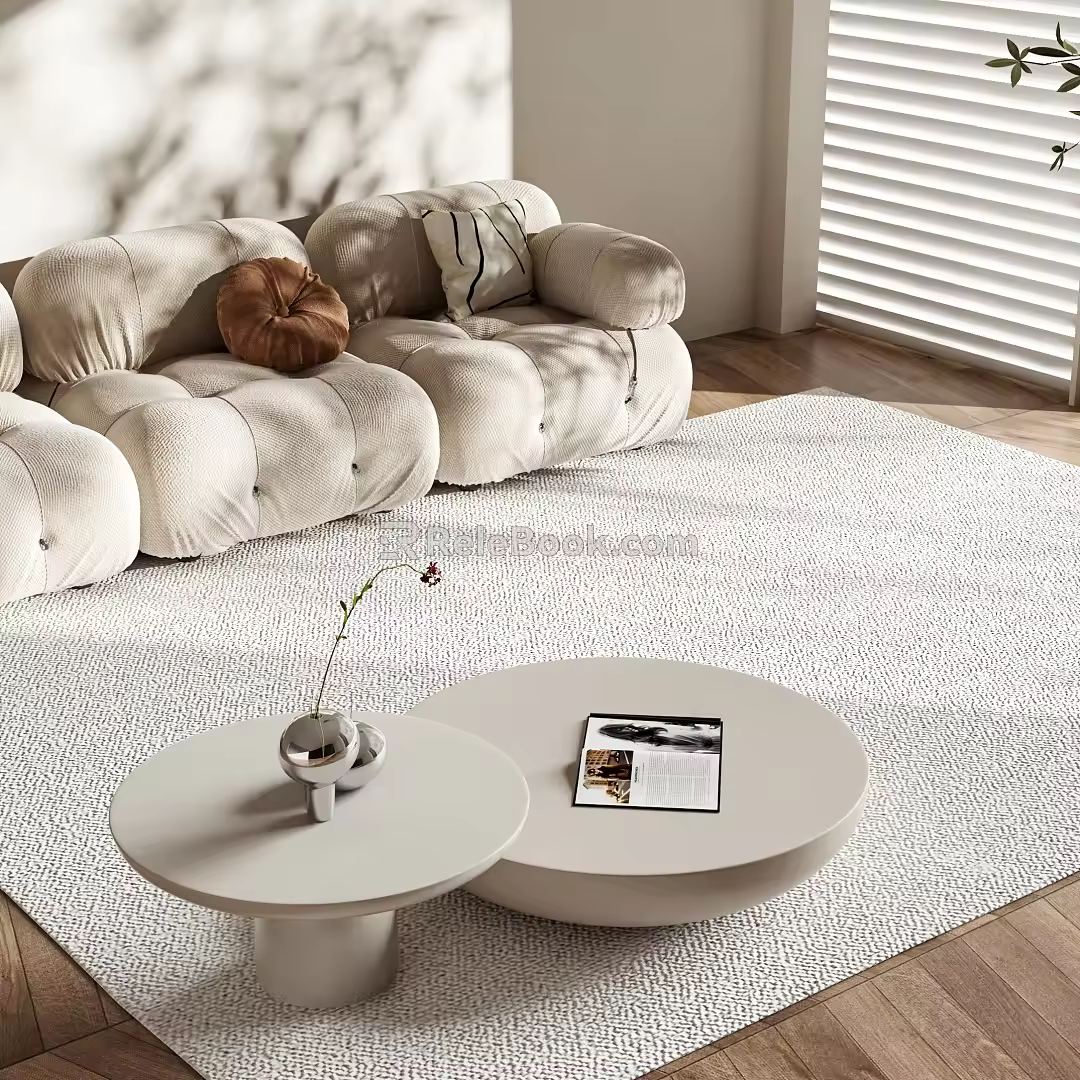 Style coffee table 3d model