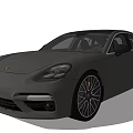 Black Luxury Sports Car With Sleek Design And Modern Alloy Wheels
