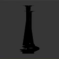 Gray Vertical Heaters with Various Designs and Flame Effect at Bottom for Home Use