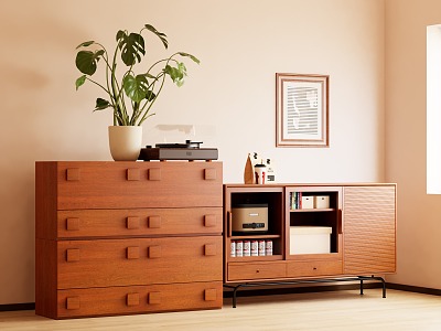 Middle Style Locker Sideboard model