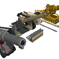 Military Weapons Collection Featuring Tank Guns Artillery Cannons And Ammunition Shells