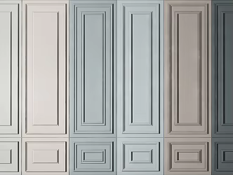 Jianou clapboard background wall clapboard 3d model