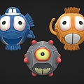 Cartoon Blood Cell Cartoon Cell Cartoon Characters Cartoon Characters Cell Game Characters 3d model