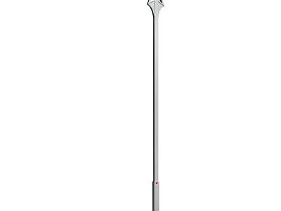 Modern Outdoor Light Pole with Sleek Metal Structure for Garden and Street Lighting 3d model
