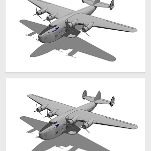 Modern Aircraft Transport Aircraft Military Aircraft 3d model