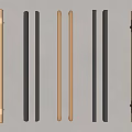 Stylish Modern Door Handles In Gold And Black With Various Designs