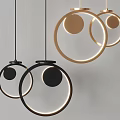 Modern chandelier 3d model