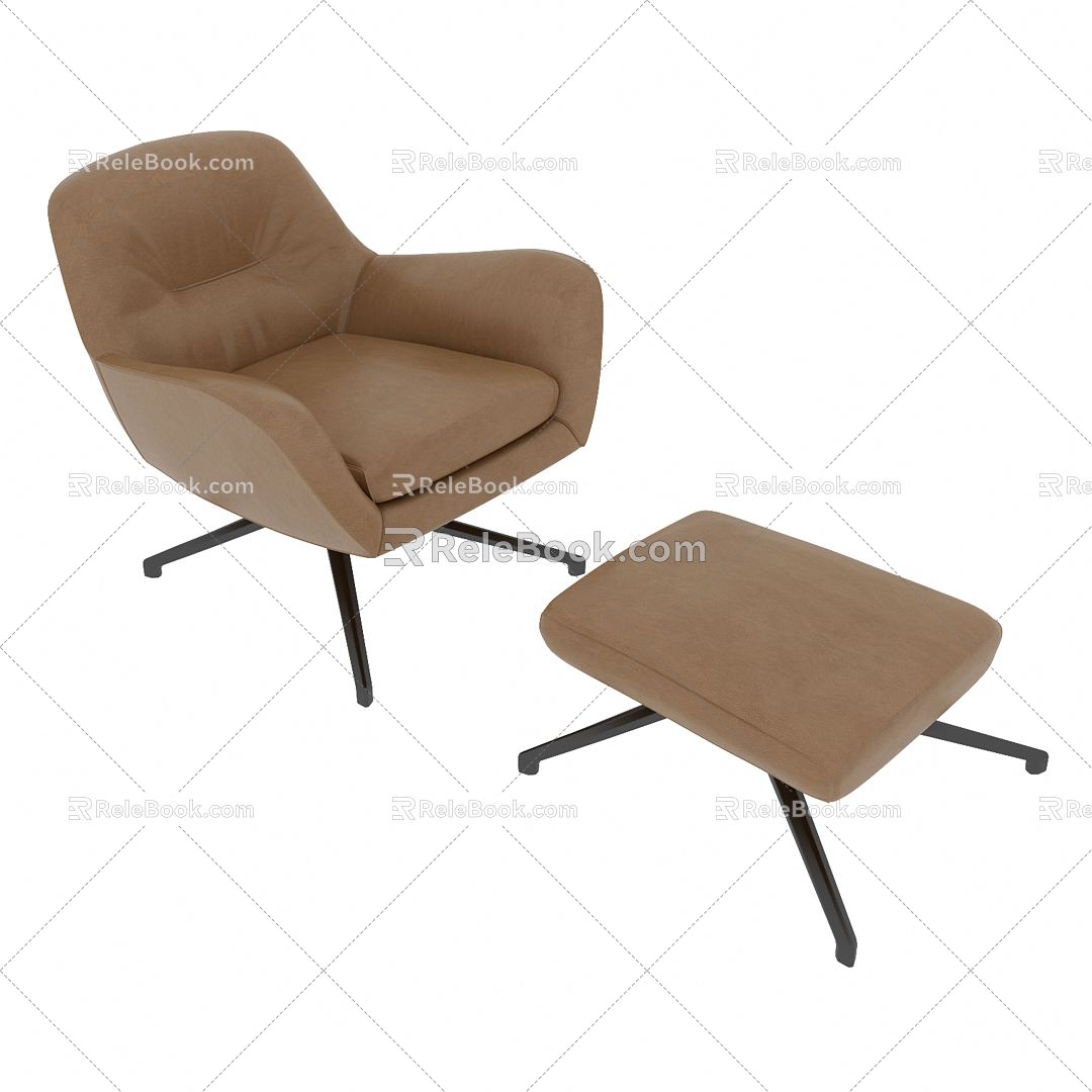 Modern single sofa 3d model