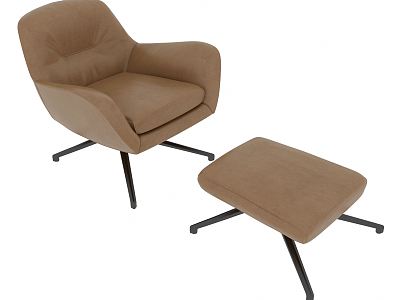 Modern single sofa 3d model