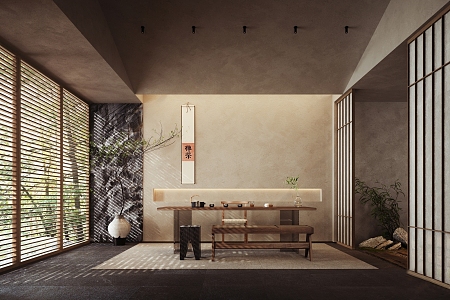 Quiet Tea House 3d model