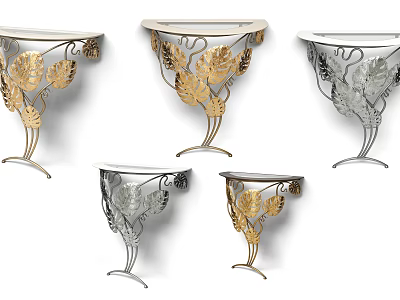 Colorful Inflatable Decorations With Gold Silver Leaf Patterns For Home Party Use 3d model
