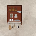 Wall Mounted Kitchen Shelf With Glass Jars Grains Pots Bowls Plates And Cooking Utensils