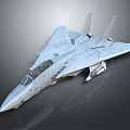 Modern Fighter Jet 3D Rendering With Sleek Design And Weapon Attachments 3d model