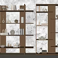 New Chinese Style Storage Rack 3d model