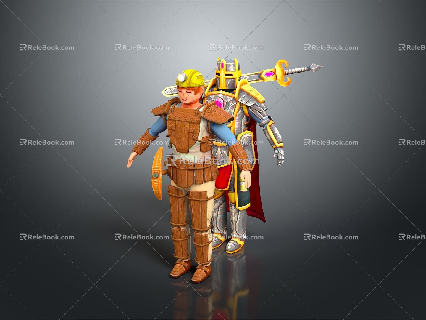 Western Samurai Western Warrior Western Hero Western Warrior Knight Hero Ancient Warrior Paladin 3d model