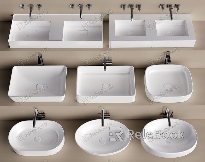 Modern wash basin wash basin counter basin faucet model