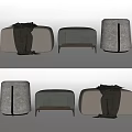Modern Sofa Stool Low Stool Shoe Stool Foot Stool Blanket Makeup Stool Lazy Sofa 3d model