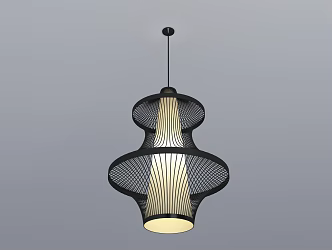 New Chinese Chandelier 3d model