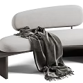 Modern combination sofa stool combination 3d model