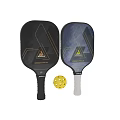 JOOLA Essential Pickleball Paddles With Yellow Balls And Black Blue Design