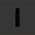 Black Tactical Pistol With Textured Grip And Metallic Finish On Grey Background
