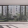 Modern Aluminum Casement Windows For Home With Green Outdoor View And Sunlight
