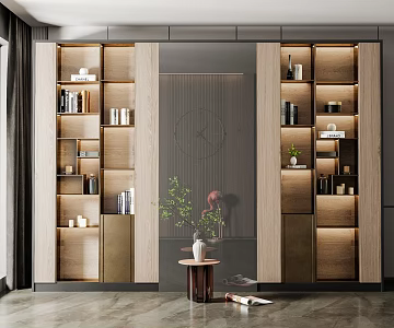 Modern Decorative Cabinet 3d model