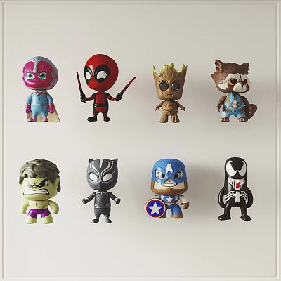 Modern Toy Marvel Superhero Figure 3d model