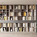 Modern Bookcase Bookshelf 3d model