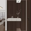 Warm Wood Tone Open Plan Living And Dining Room Interior Design With Comfortable Soft Furnishings