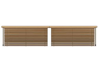 Modern venetian blinds 3d model