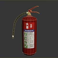 Red Powder Fire Extinguisher Essential Safety Tool For Home Use