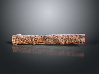 Natural Textured Long Decorative Piece For Home Interior Decoration Use 3d model