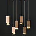 Various Modern Pendant Lights With Copper Accents And Glass Shades For Home Decor