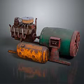 Industrial LOFT Engine Racing Engine Racing Engine Car Engine 3d model