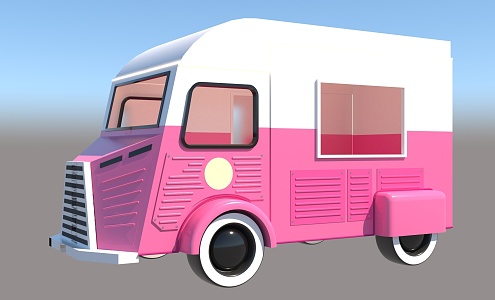 Modern Vans Night Market Vans 3d model