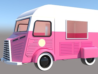 Modern Vans Night Market Vans 3d model