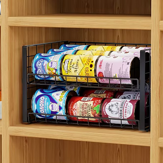 Seasoning Storage Rack Kitchen Supplies Water Cup Storage Rack Household Desktop Multifunctional Condiment Storage Rack 3d model