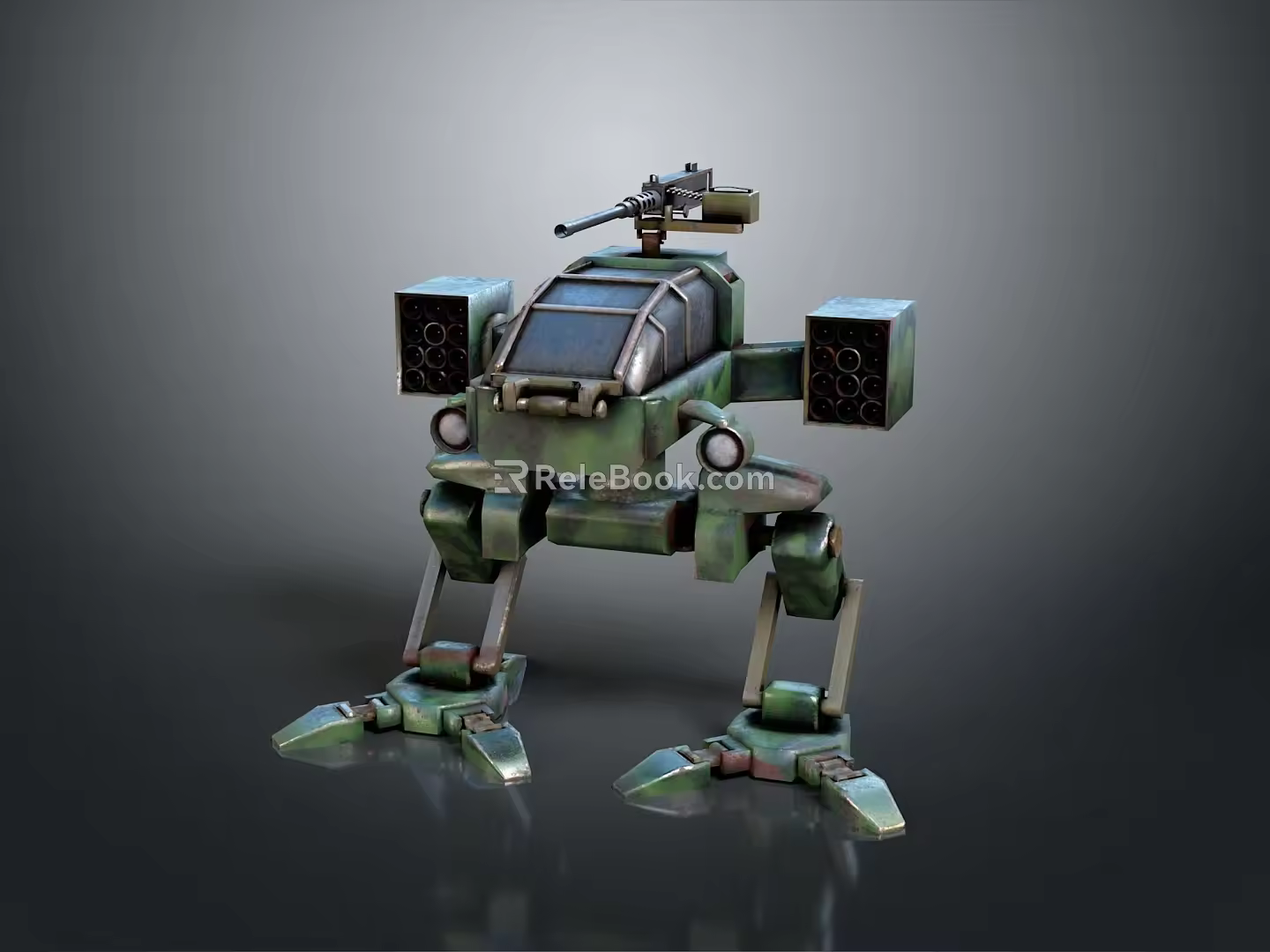 Mech Warrior Mech Soldier Machine Battlearm Mechanical Battlearm Machine Fighter Robot 3d model