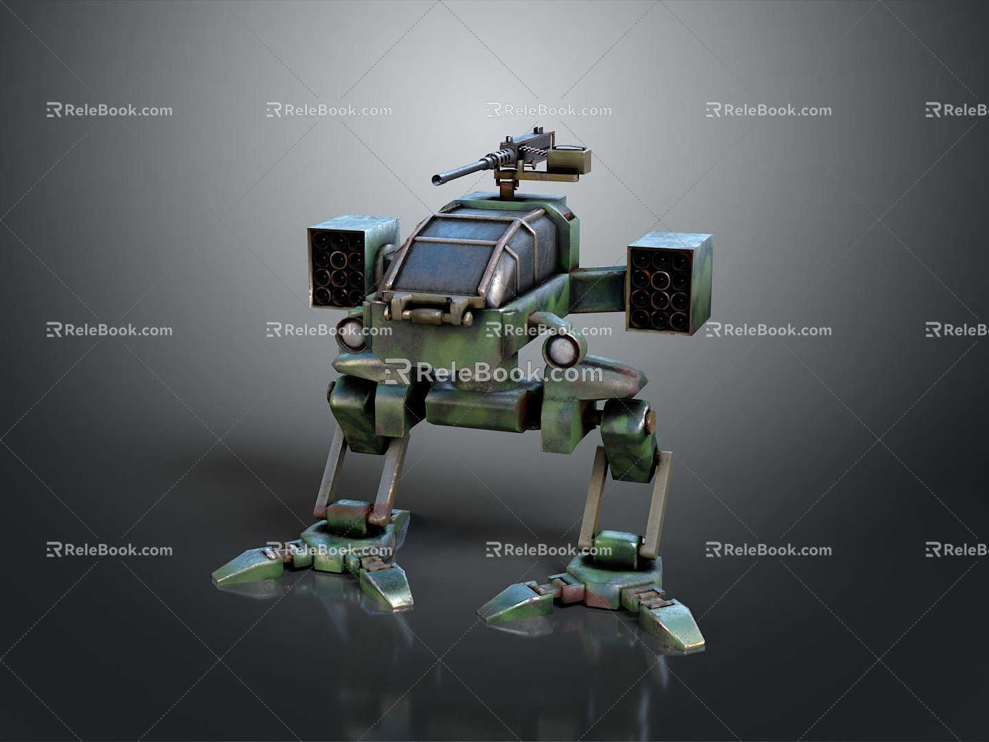 Mech Warrior Mech Soldier Machine Battlearm Mechanical Battlearm Machine Fighter Robot 3d model