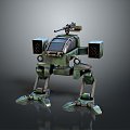 Mech Warrior Mech Soldier Machine Battlearm Mechanical Battlearm Machine Fighter Robot 3d model