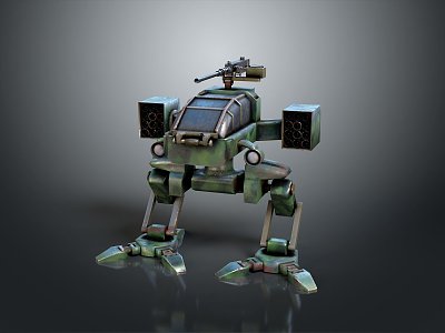 Mech Warrior Mech Soldier Machine Battlearm Mechanical Battlearm Machine Fighter Robot 3d model