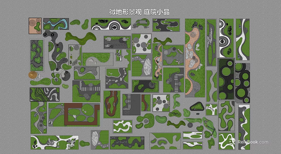 Traditional Japanese Karesansui Garden Terrain Landscape Design With Stone And Gravel Elements 3d model 