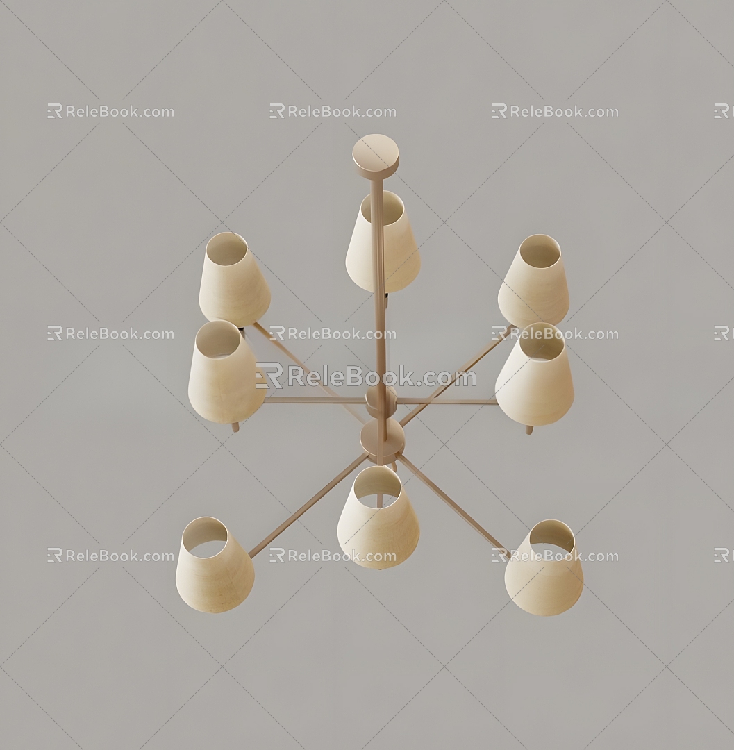 Modern Chandelier Modern Lamp Chandelier Ceiling Lamp Lamps Electric Appliances Light Luxury Special-Shaped Home 3d model