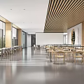 New Chinese Library Study Room 3d model