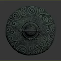 Vintage Chinese Bronze Style Decorative Lantern Furniture With Ornate Patterns And Handle Design